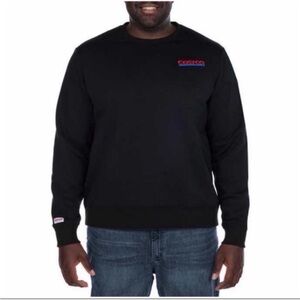 NWT Costco Wholesale Logo Fleece Crewneck Sweatshirt - MEN sizes - BLACK
